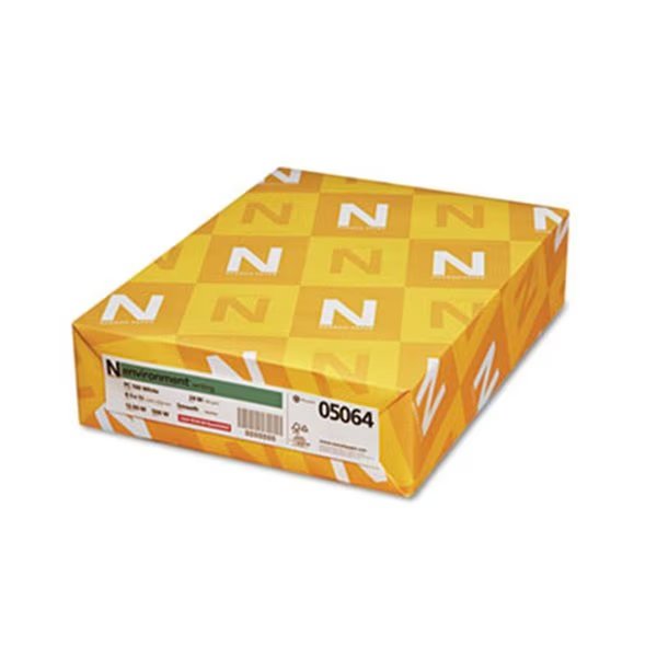 Neenah Paper 05064 Environment Stationery Paper  100 Percent Recy.  24-lb  8.5 x 11  PC100 White  500-Rm, Neenah Paper, Mfr#: 5064